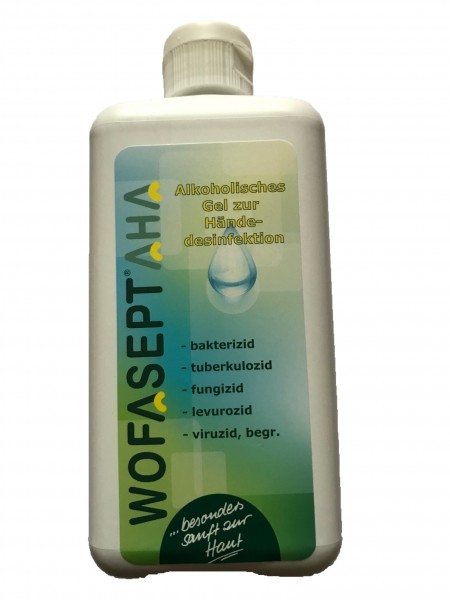 Wofasept AHA, alkoholisches Gel zur Händehygiene, Handdesinfektion, Händedesinfektion, 1000 ml