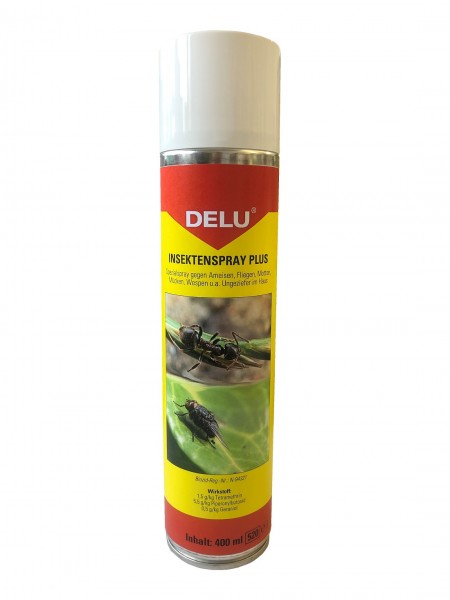 Insektenschutz plus, delu, 400ml Sprayflasche