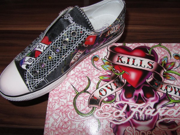 Ed Hardy Schuhe in schwarz Gr. 41
